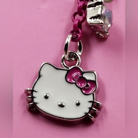 Hello Kitty Sanrio Pink Bow  Dangle Earrings Jewelry Kids Girls My Melody Cat - Picture 3 of 8